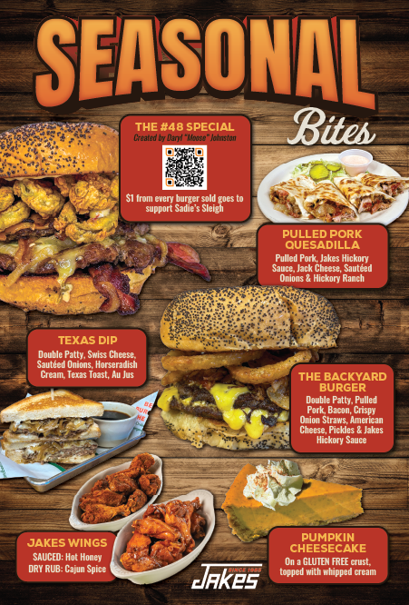 Jakes Fall Seasonal Food Menu